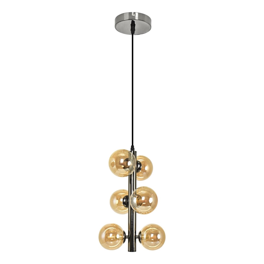 Brilagi - LED Lühter MILLA 6xG9/3W/230V läikiv kroom/kuldne
