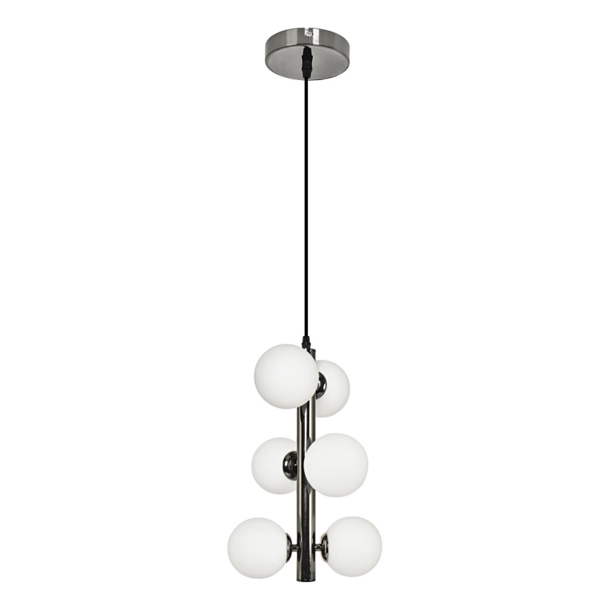 Brilagi - LED Lühter MILLA 6xG9/3W/230V läikiv kroom/valge