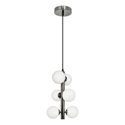 Brilagi - LED Lühter MILLA 6xG9/3W/230V läikiv kroom/valge