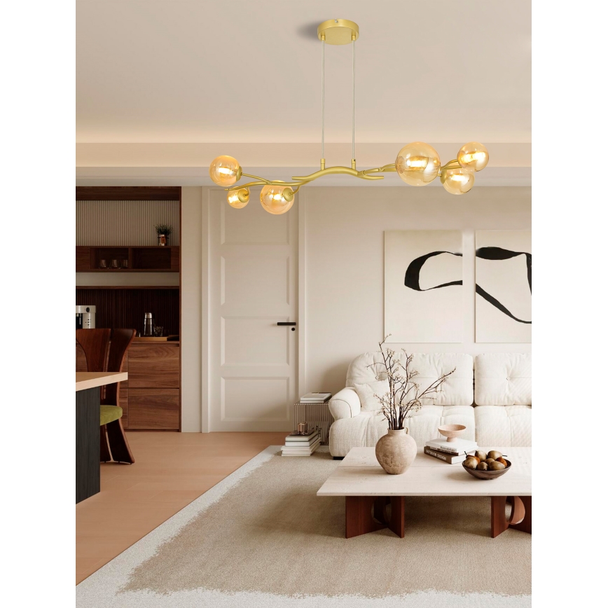 Brilagi - LED Lühter MISTEL 6xG9/3W/230V kuldne