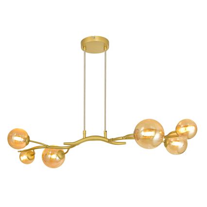 Brilagi - LED Lühter MISTEL 6xG9/3W/230V kuldne
