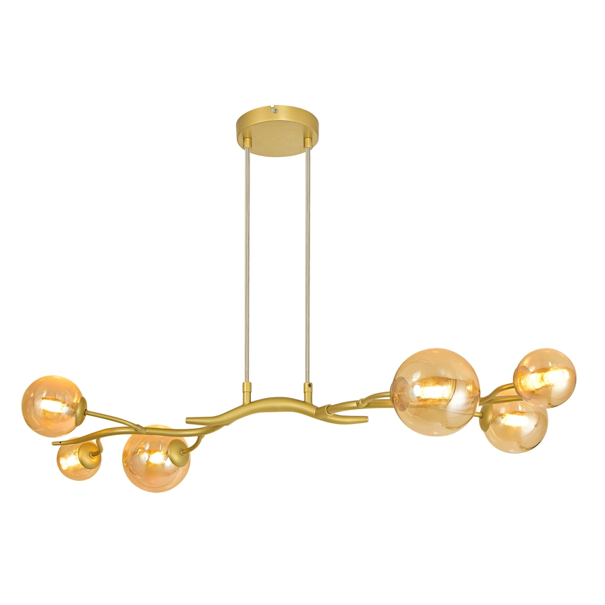 Brilagi - LED Lühter MISTEL 6xG9/3W/230V kuldne