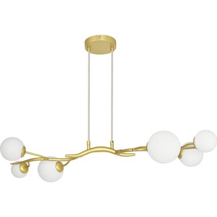 Brilagi - LED Lühter MISTEL 6xG9/3W/230V kuldne/valge