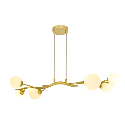 Brilagi - LED Lühter MISTEL 6xG9/3W/230V kuldne/valge