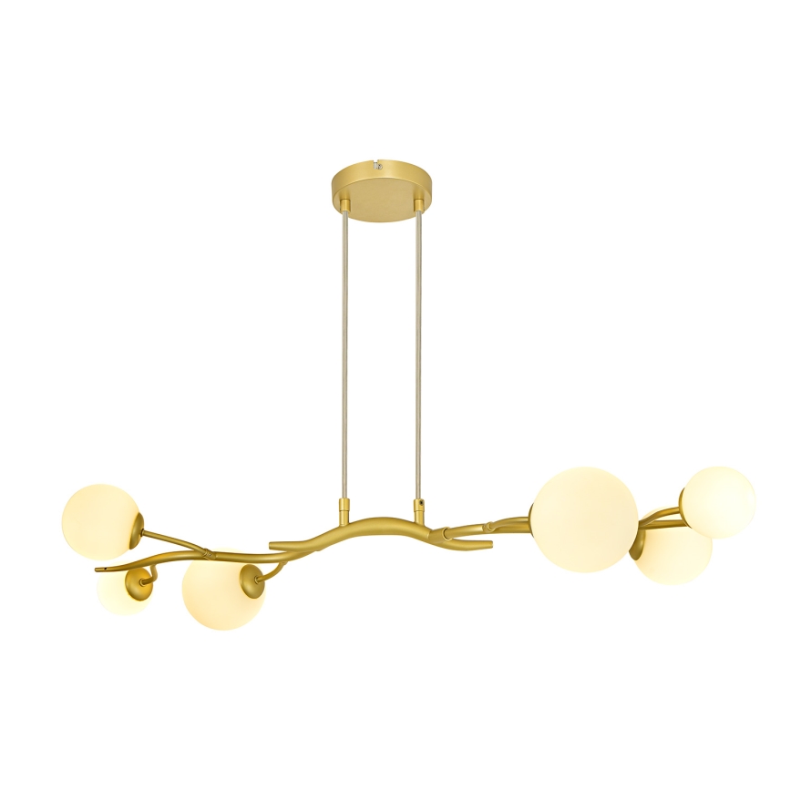 Brilagi - LED Lühter MISTEL 6xG9/3W/230V kuldne/valge