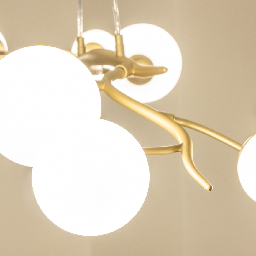 Brilagi - LED Lühter MISTEL 6xG9/3W/230V kuldne/valge