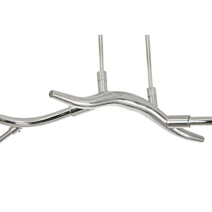 Brilagi - LED Lühter MISTEL 6xG9/3W/230V läikiv kroom/suitsune
