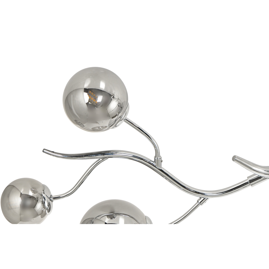 Brilagi - LED Lühter MISTEL 6xG9/3W/230V läikiv kroom/suitsune