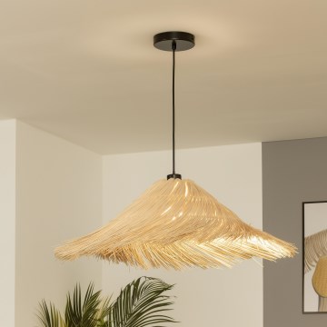 Brilagi - LED-lühter nööril CERIA BOHO 1xE27/40W/230V läbimõõt 100 cm rotangist
