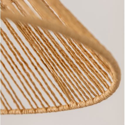 Brilagi - LED-lühter nööril CERIA BOHO 1xE27/40W/230V Ø 70 cm pruun