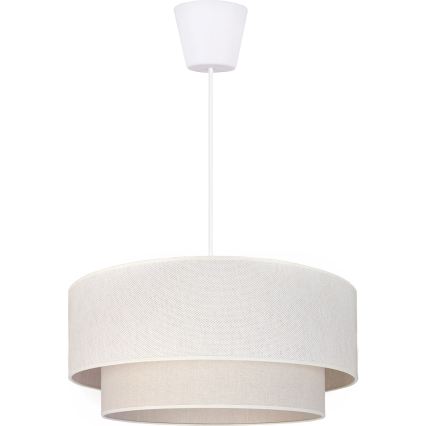 Brilagi - LED-lühter riputuskaabliga BOHO ECO 1xE27/10W/230V, Ø 40 cm, kreemjas