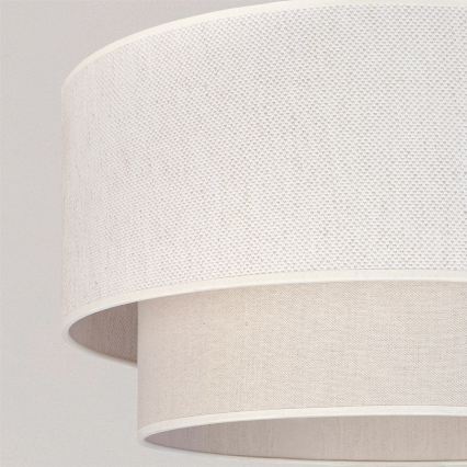 Brilagi - LED-lühter riputuskaabliga BOHO ECO 1xE27/10W/230V, Ø 40 cm, kreemjas