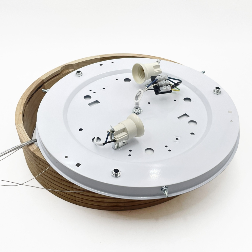 Brilagi - LED-lühter riputuskaabliga CARVALHO MODERN 2xE27/60W/230V tamm, läbimõõt 37,5 cm