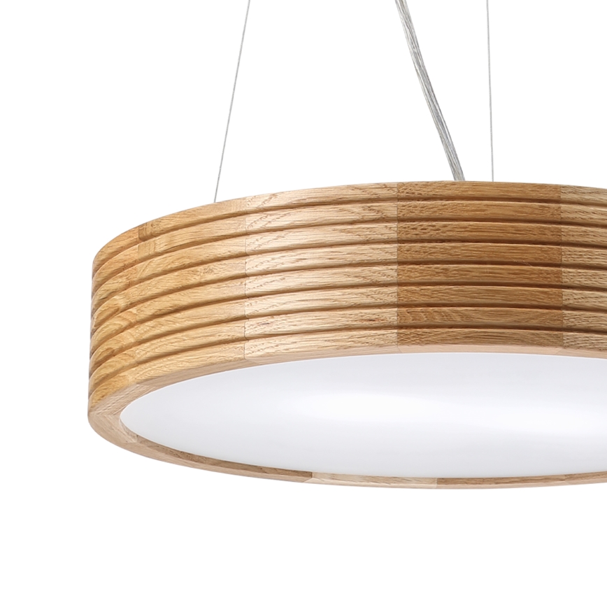 Brilagi - LED-lühter riputuskaabliga CARVALHO MODERN 2xE27/60W/230V tamm, läbimõõt 37,5 cm