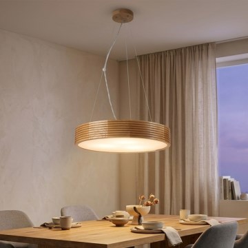 Brilagi - LED-lühter riputuskaabliga CARVALHO MODERN 3xE27/60W/230V tamm läbimõõt 47,5 cm