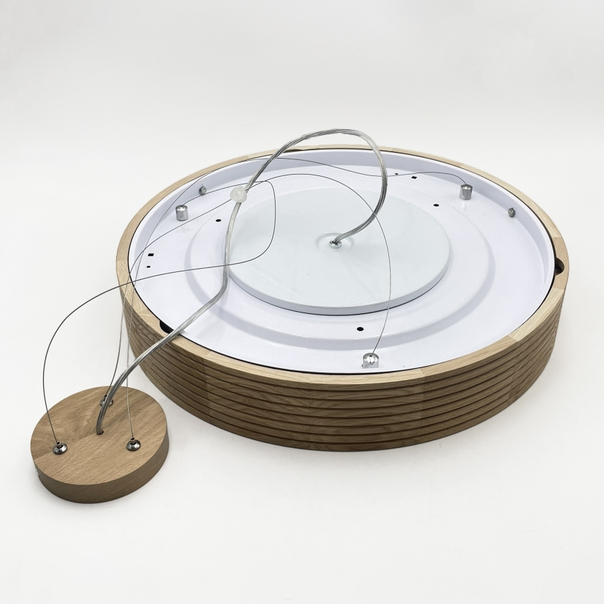 Brilagi - LED-lühter riputuskaabliga CARVALHO MODERN 3xE27/60W/230V tamm läbimõõt 47,5 cm