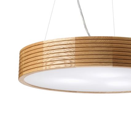 Brilagi - LED-lühter riputuskaabliga CARVALHO MODERN 3xE27/60W/230V tamm läbimõõt 47,5 cm