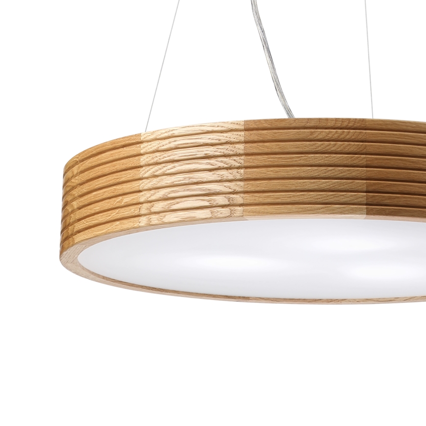 Brilagi - LED-lühter riputuskaabliga CARVALHO MODERN 3xE27/60W/230V tamm läbimõõt 47,5 cm