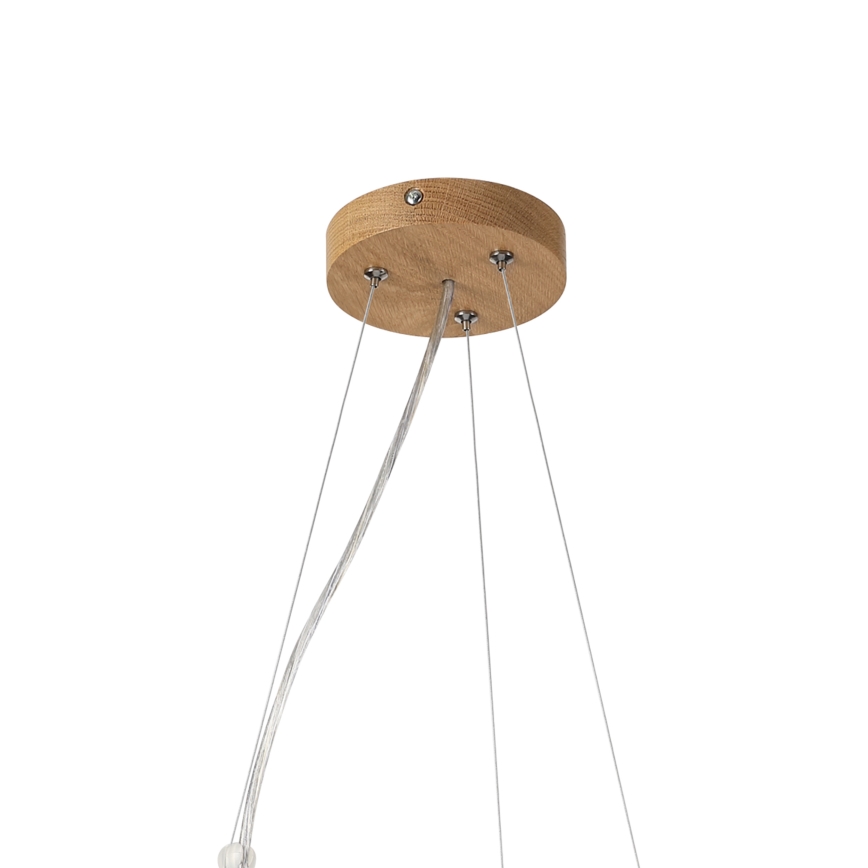 Brilagi - LED-lühter riputuskaabliga CARVALHO MODERN 3xE27/60W/230V tamm läbimõõt 47,5 cm