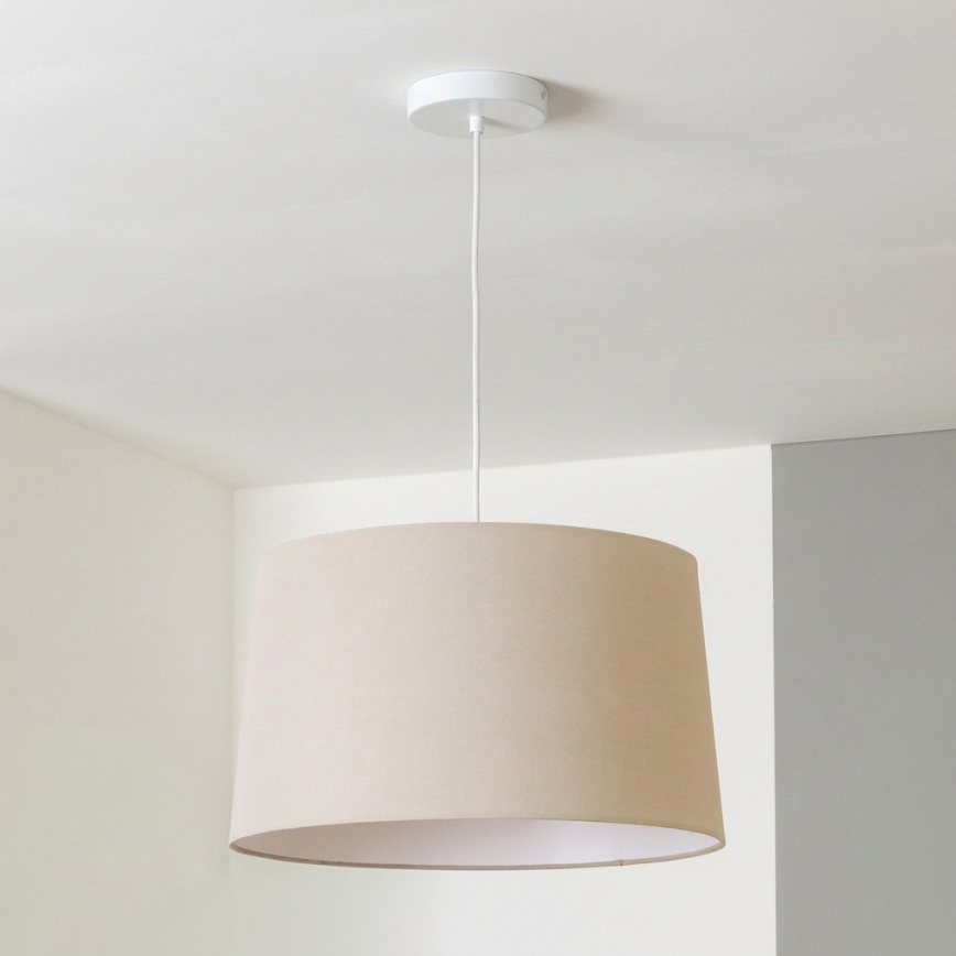 Brilagi - LED-lühter riputuskaabliga CERIA 1xE27/40W/230V läbimõõt 45 cm, beež