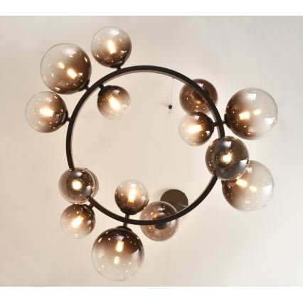 Brilagi - LED-lühter riputuskaabliga MILLA 15xG9/3W/230V pruun/suitsune pruun