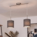 Brilagi - LED-lühter riputuskaabliga NUBILA 2xE27/60W/230V antratsiit