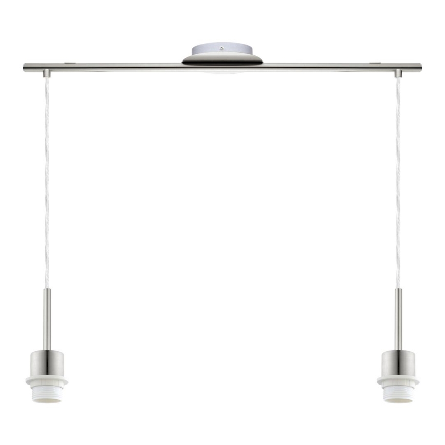 Brilagi - LED-lühter riputuskaabliga NUBILA 2xE27/60W/230V antratsiit
