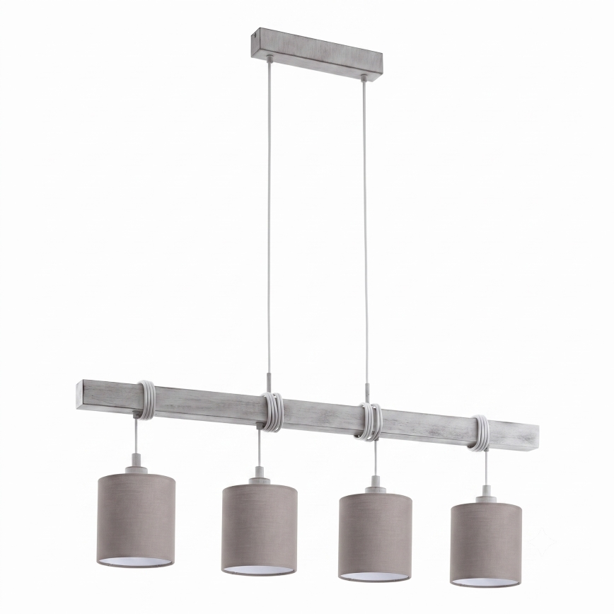 BRILAGI - LED-lühter riputuskaabliga NUBILA 4xE27/60W/230V hall/antratsiit