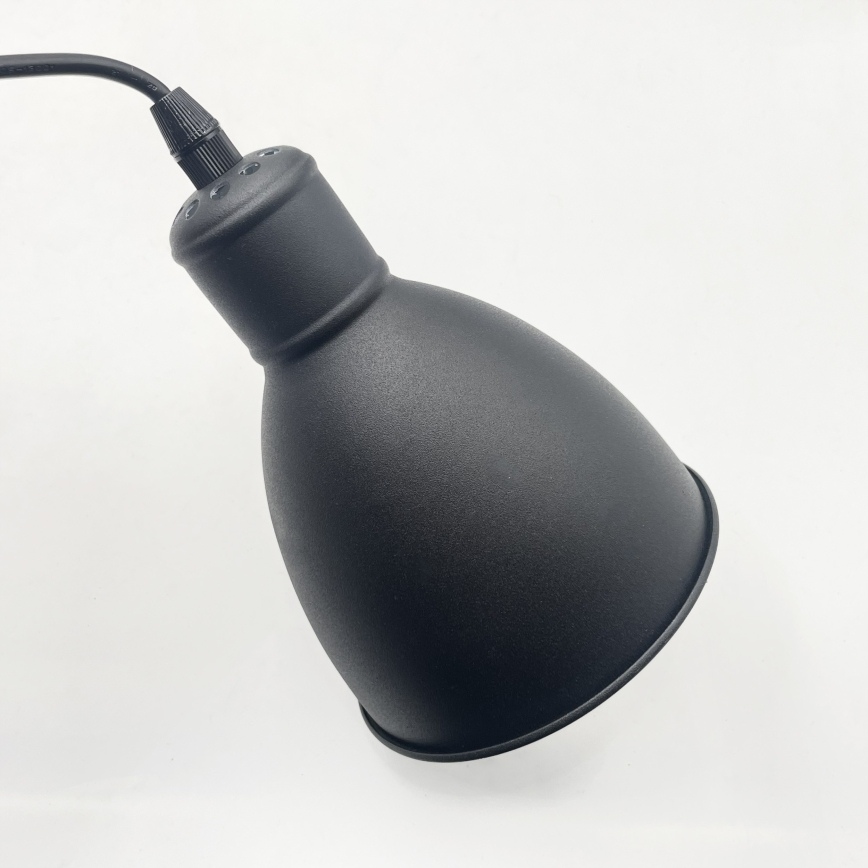 Brilagi - LED-lühter riputuskaabliga RIDDY 3xE27/60W/230V must