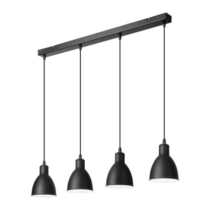 Brilagi - LED-lühter riputuskaabliga RIDDY 4xE27/60W/230V must