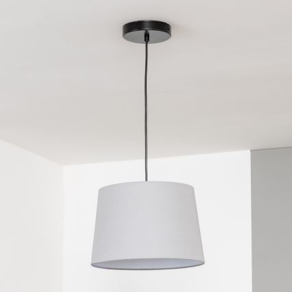 Brilagi - LED-lühter riputuskaablil CERIA 1xE27/40W/230V läbimõõt 30 cm hall