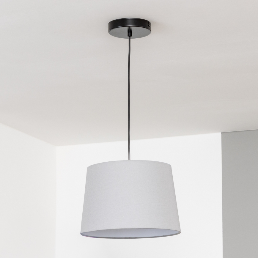 Brilagi - LED-lühter riputuskaablil CERIA 1xE27/40W/230V läbimõõt 30 cm hall