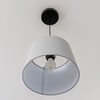 Brilagi - LED-lühter riputuskaablil CERIA 1xE27/40W/230V läbimõõt 30 cm hall