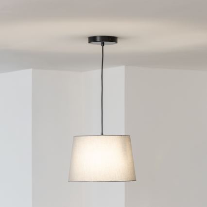 Brilagi - LED-lühter riputuskaablil CERIA 1xE27/40W/230V läbimõõt 30 cm hall