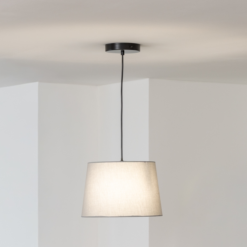 Brilagi - LED-lühter riputuskaablil CERIA 1xE27/40W/230V läbimõõt 30 cm hall