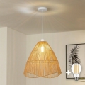Brilagi - LED-lühter riputuskaablil CERIA BOHO 1xE27/40W/230V, läbimõõt 50 cm, pruun