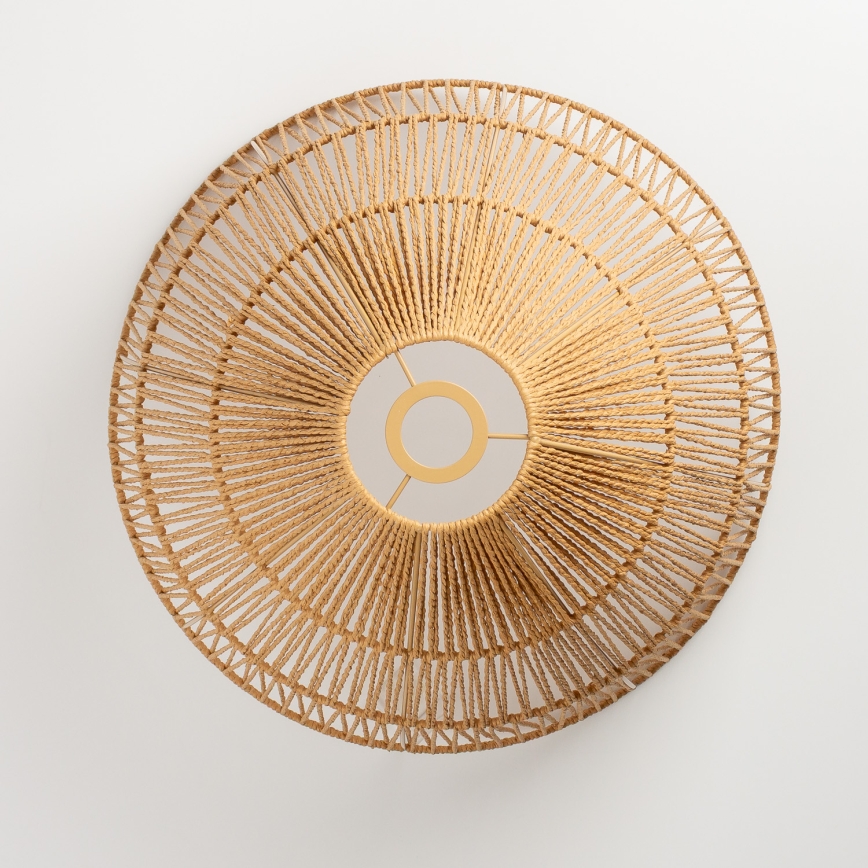 Brilagi - LED-lühter riputuskaablil CERIA BOHO 1xE27/40W/230V, läbimõõt 50 cm, pruun