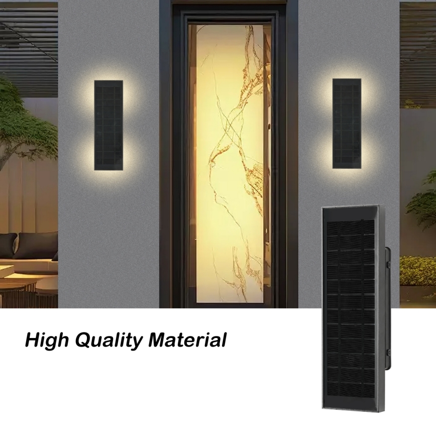 BRILAGI - LED hämardatav päikesepaneeliga seinavalgusti SUN LED/2,5W/3,7V 30 cm 2000 mAh IP44