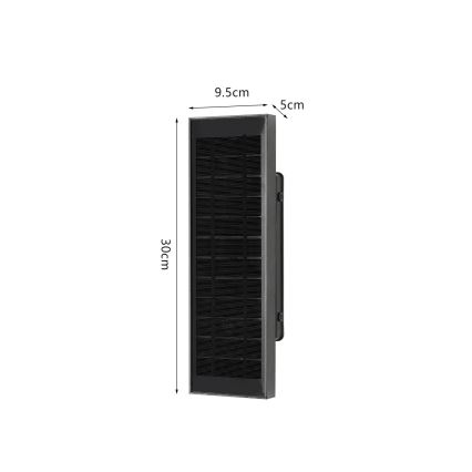 BRILAGI - LED hämardatav päikesepaneeliga seinavalgusti SUN LED/2,5W/3,7V 30 cm 2000 mAh IP44