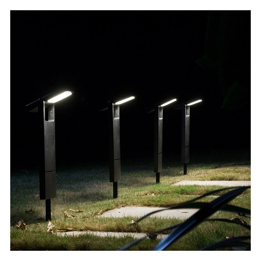 Brilagi - LED päikeseenergia lamp SUN SPIKE LED/4W/3,7V 2200 mAh IP44