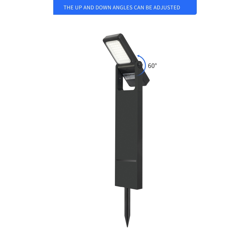 Brilagi - LED päikeseenergia lamp SUN SPIKE LED/4W/3,7V 2200 mAh IP44