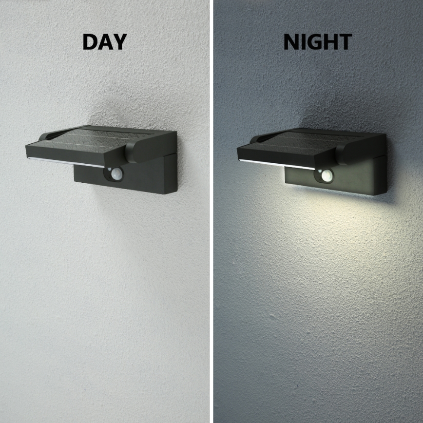 Brilagi - LED Päikesepaneeliga seinavalgusti koos anduriga ANKLE LED/3,5W/3,7V 2200 mAh IP54