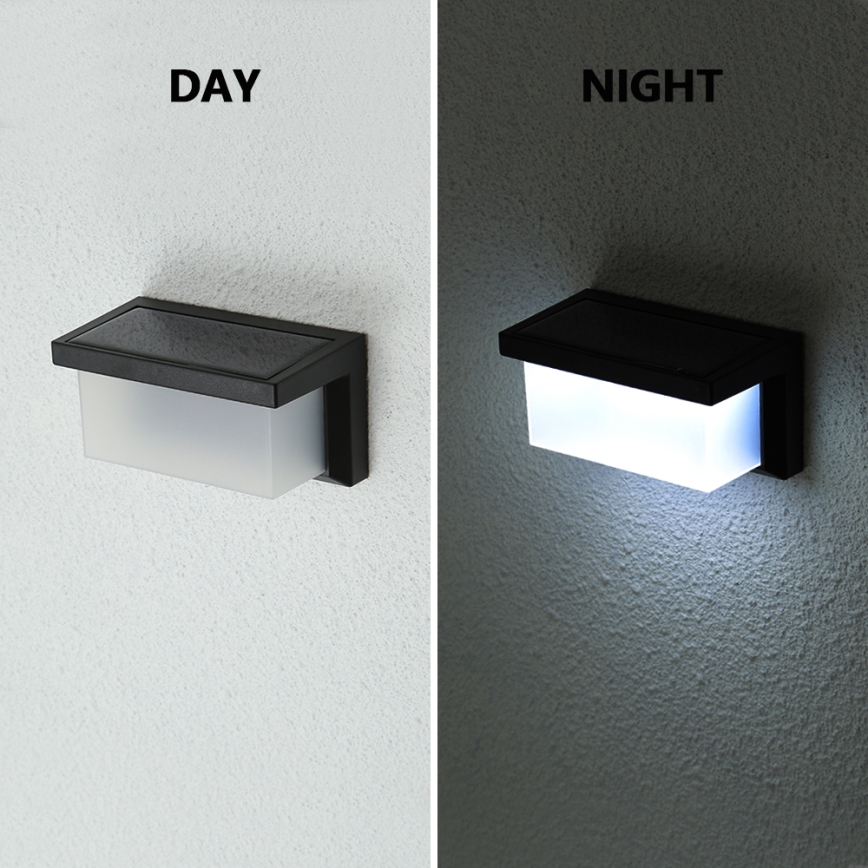 Brilagi - LED Päikesepaneeliga seinavalgusti koos anduriga BRICK LED/12W/5,5V 1200 mAh IP65