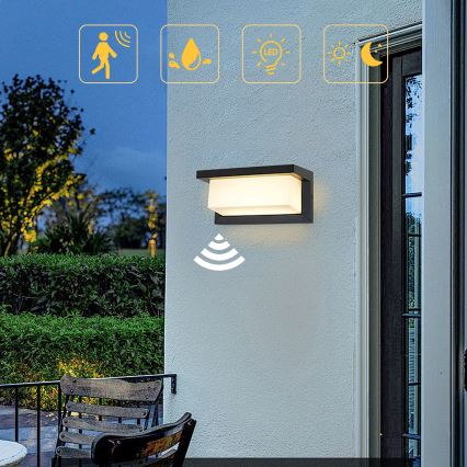 Brilagi - LED Päikesepaneeliga seinavalgusti koos anduriga BRICKY LED/5W/6V 4000 mAh IP65