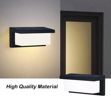 Brilagi - LED Päikesepaneeliga seinavalgusti koos anduriga BRICKY LED/5W/6V 4000 mAh IP65