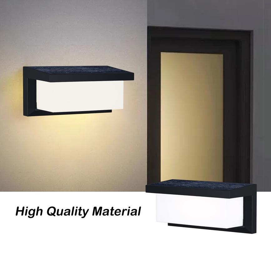 Brilagi - LED Päikesepaneeliga seinavalgusti koos anduriga BRICKY LED/5W/6V 4000 mAh IP65