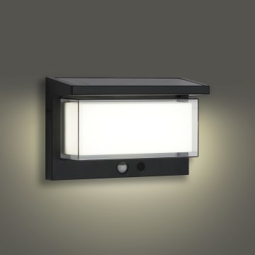 Brilagi - LED Päikesepaneeliga seinavalgusti koos anduriga PÄIKE LUME LED/10W/3,7V 4000 mAh IP44