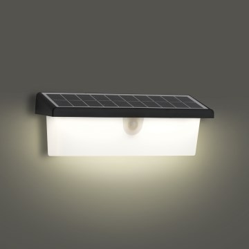 Brilagi - LED Päikesepaneeliga seinavalgusti koos anduriga PÄIKE RAY LED/6W/3,7V 2200 mAh IP44