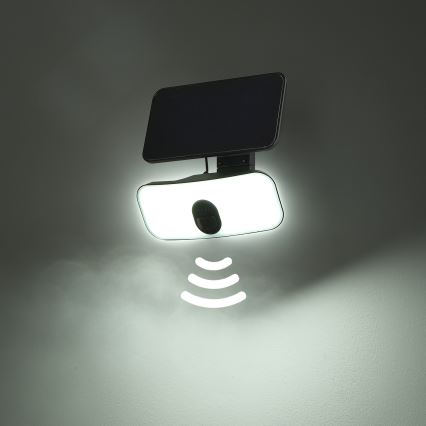 Brilagi - LED Päikesepaneeliga seinavalgusti koos anduriga ROOF LED/13W/5V 4000 mAh IP65