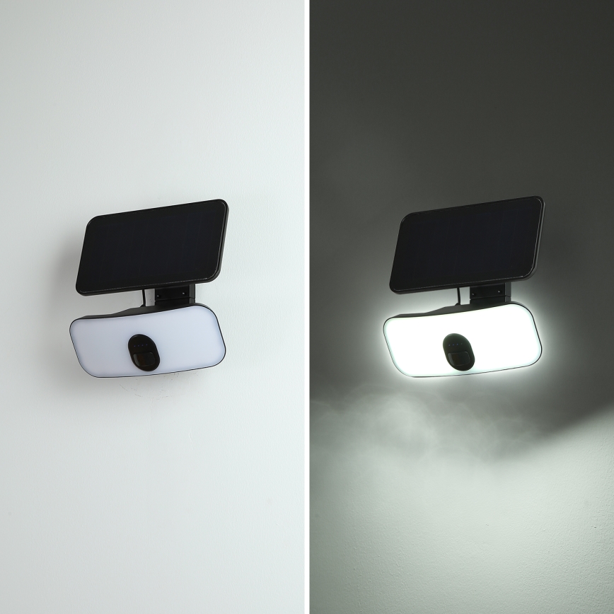 Brilagi - LED Päikesepaneeliga seinavalgusti koos anduriga ROOF LED/13W/5V 4000 mAh IP65